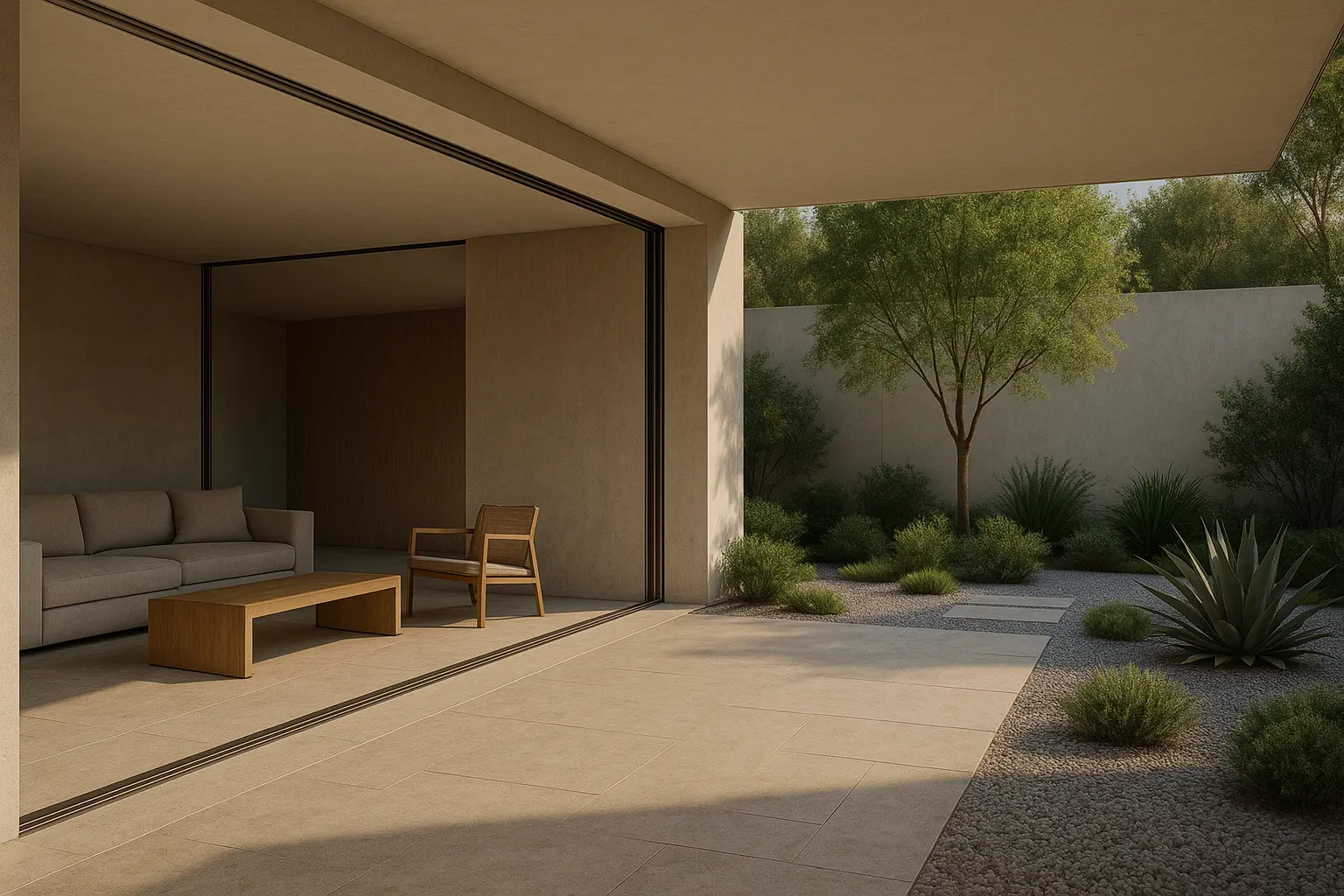Transiciones invisibles entre interior y exterior 1